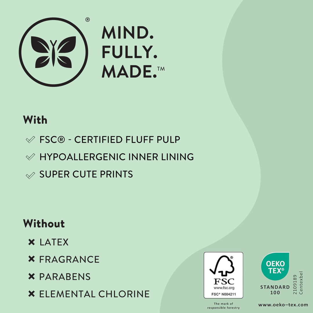 Clean Conscious Diapers for Sensitive Skin | Size 2 (12-18 lbs)