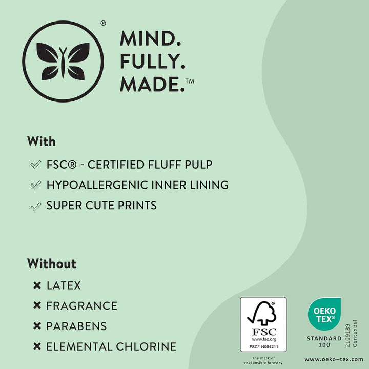 Clean Conscious Diapers for Sensitive Skin | Size 2 (12-18 lbs)
