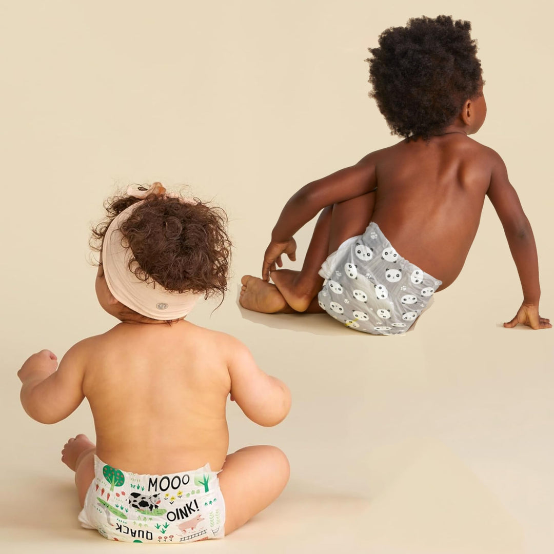 Clean Conscious Diapers for Sensitive Skin | Size 2 (12-18 lbs)