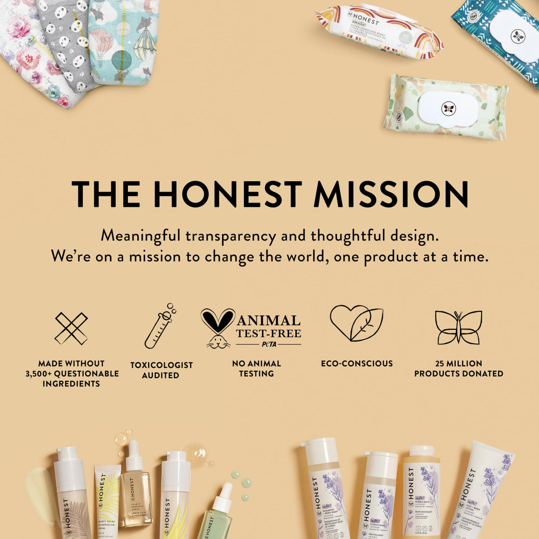 Clean Conscious Multi-Use Wipes | Hypoallergenic + Unscented for Sensitive Skin