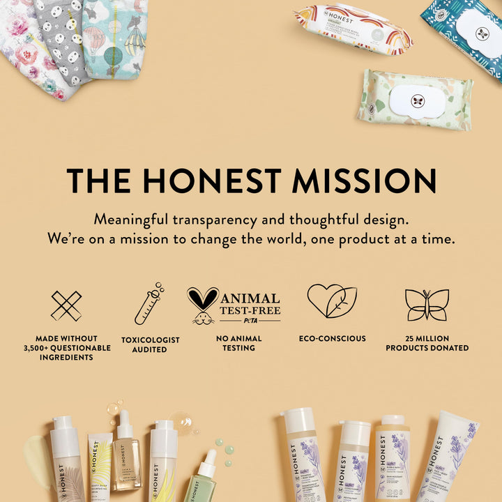 Clean Conscious Multi-Use Wipes | Hypoallergenic + Unscented for Sensitive Skin