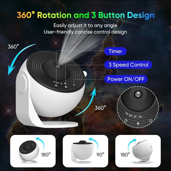 🔥 LAST DAY 50% OFF 🔥Ultimate Galaxy HD Projector™ | 13-in-1 Planetarium Experience