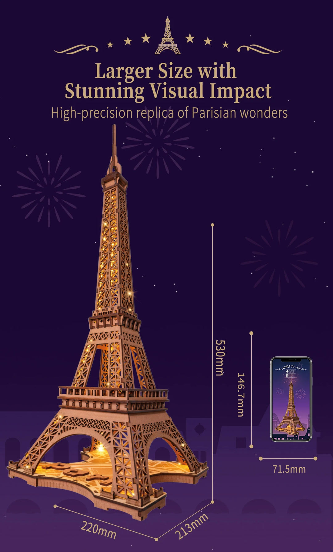 🔥 LAST DAY 50% OFF 🔥Ultimate Eiffel Tower 3D Puzzle Kit