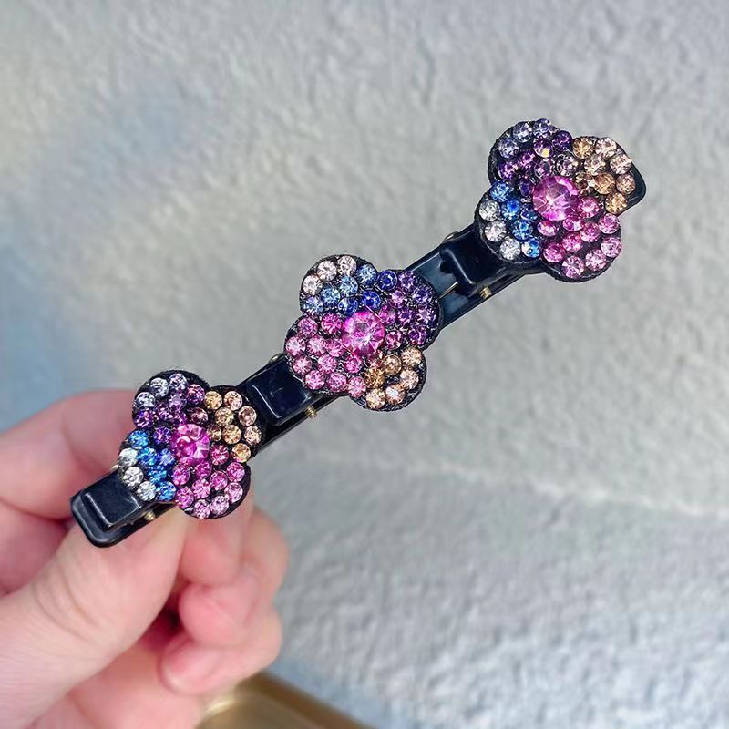 🔥 LAST DAY 60% OFF 🔥 Ultimate Sparkling Crystal Stone Braided Hair Clips