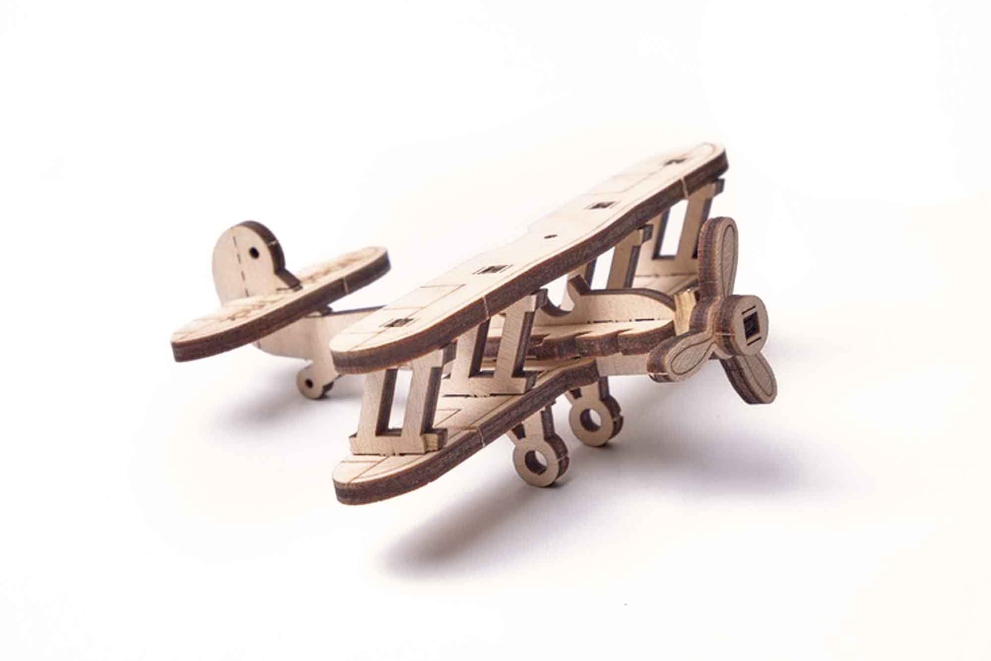 Wood Trick 3D Puzzle - Corsair & Lightning planes
