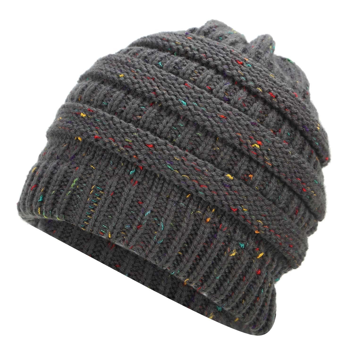 Ponytail Warm Knitted Stylish Beanie - ShopperEZ
